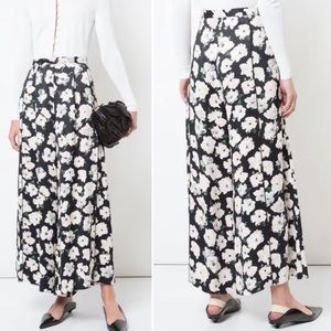 Proenza Schouler | Silk Floral Wide Leg Pants 6/8